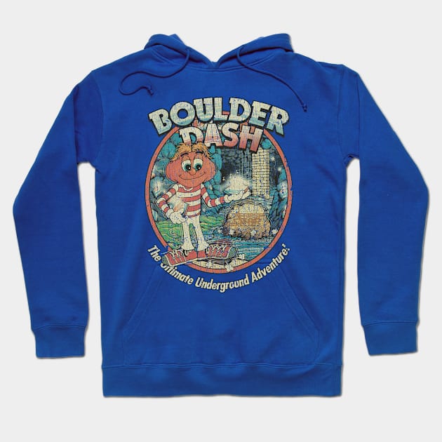 Boulder Dash Ultimate Underground Adventure 1984 Hoodie by JCD666